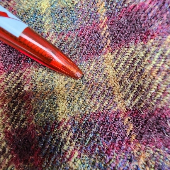 Vintage Jones New York Country 100% Wool Plaid Midi Skirt Size 6P Dark Acadamia - Picture 8 of 11